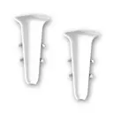 Угол внутренний для плинтуса Deconika 55 мм белый 10 шт