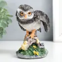 Фигурка "Филин на цветочной горке" 8x7.5x11.5 см