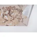 Штора на шторной ленте блэкаут Цветы 170x260 см цвет бежевый