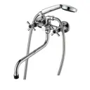 Смеситель для ванны Ammore A4782-1 однорычажный с душевой лейкой цвет хром