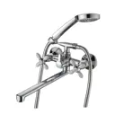 Смеситель для ванны Ammore A4683-3 однорычажный с душевой лейкой цвет хром