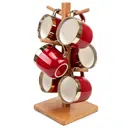 Набор кружек 320 мл Nouvelle Royal line фарфор цвет красный 6 шт