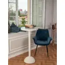 Стол многофункциональный круглый Мелодия света Bowl 950-600 50x3.5 см бетон цвет белый