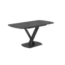 Кухонный стол овальный Мамадома Виктор 120 120x75x80 см ЛДСП цвет черный ножки черные
