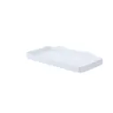 Полка для ванной пластик 11x22 см цвет белый