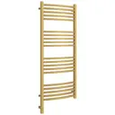 Полотенцесушитель электрический Сунержа Аркус 3.0 левый 500x1320 мм 300 Вт с терморегулятором лесенка цвет матовое золото