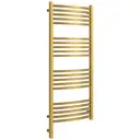 Полотенцесушитель электрический Сунержа Аркус 3.0 левый 500x1320 мм 300 Вт с терморегулятором лесенка цвет состаренная латунь