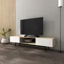 Тумба под телевизор Распил37 Тг-01 с/б 180x42x42.2 см ЛДСП цвет белый/сонома