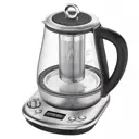 Электрический чайник Gemlux Gl-tk1598 1.5 л стекло цвет черный, серый, прозрачный