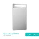 Шкаф для ванной комнаты Owl 1975 OW07.04.00 с подсветкой 79.3х40см