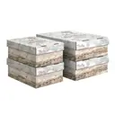 Набор коробок 4 шт Valiant Travelling Air 25x9x33 см 7.40 л картон