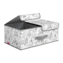 Коробка Valiant Vintage Grey 30x20x50 см 30 л нетканый материал