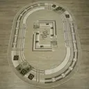 Ковер Белка Сегура Круиз 22413_29766 Овал 100x350 см