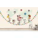 Фотообои флизелиновые Bartonwall 500x270 см 3d Лес Цирк Животные