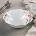 Тарелка Доляна 4545823 18x5x18 см стеклокерамика цвет белый