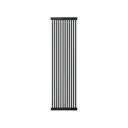 Радиатор Zehnder Charleston 2180 6 секций 1/2 боковое подключение сталь черный