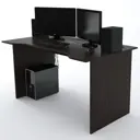 Компьютерный стол Дизайн Фабрика Jedi 1400 Венге 140x73.2x77 см ЛДСП цвет венге