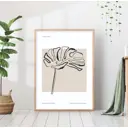 Постер 28 картин "Лист монстеры" 40x50 см в подарочном тубусе без рамы