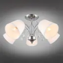 Люстра потолочная Omnilux Novello OML-56307-05, 5 ламп, цвет серый