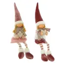 Фигура декоративная Девочка и мальчик 752148 Jiangsu holly everlasting inc., remeco collection 13.5 см растягивающаяся цвет розовый