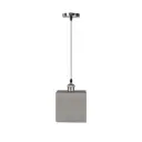 Светильник подвесной бетонный Мелодия Света BL-104-160160 DGR PS1N 1 лампа 4 м² цвет темно-серый
