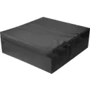 Короб для хранения с крышкой 55x18x52 см полиэстер цвет черный