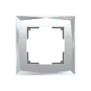 Рамка для розеток и выключателей Werkel Diamant А045795 1 пост стекло цвет зеркальный