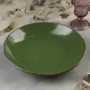 Тарелка Хорекс 7262965 30.50x5x30.50 см фарфор цвет зеленый