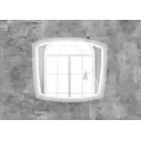 Зеркало для ванной Art & max AM-Rom-800-700-DS-F с подсветкой 80x70см