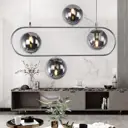Люстра потолочная RIVOLI B0051258 3104-304 4 лампы 12 м² цвет черный