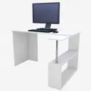 Стол компьютерный угловой Дизайн фабрика Island 1200 120x73.2x85.60 см ЛДСП цвет белый
