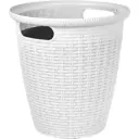 Кашпо для цветов Ingreen Rattan ø38 h37.8 см v30 л пластик мраморный