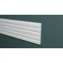 Молдинг Decor-dizayn DD904-12 на стену, дюропласт, цвет белый, 2000x150 мм