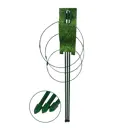 Опора для цветов складная сталь PE 3 ножки 0.7 x 45 см 3 кольца