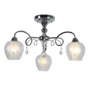 Люстра потолочная Omnilux Telti OML-53607-03, 3 лампы, цвет серый