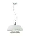 Светильник подвесной LUMINA DECO LDP 9175-2 WT Alvarress 2 лампы 11.20 м² цвет белый