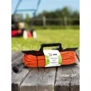 Удлинитель-шнур на рамке Эра Б0046822 1 розетка без заземления 2x0.75 мм 30 м 2200 Вт цвет оранжевый