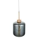 Светильник подвесной LUMINA DECO LDP 6811-1 GY+F.GD Alacosmo 1 лампа 12 м² цвет дымно-серый