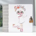Шкатулка-книга "Девочка" 14x14 см