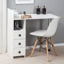 Туалетный столик Letta 46.8x75x90.4 см цвет белый