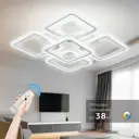 Светильник потолочный светодиодный RIVOLI 6084-105 42 м² нейтральный белый свет цвет черный