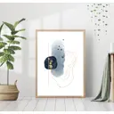 Постер 28 картин "Пятна и линии" 40x50 см в подарочном тубусе без рамы