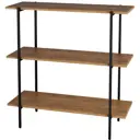 Стеллаж с полками Калифорния мебель 90x90.5x36.3 см МДФ с покрытием цвет дуб американский нагрузка на полку до 20 кг