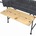 Полка для мангалов Свид дерево 30x4x35 см