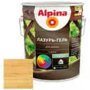 Лазурь-гель деревозащитная ALPINA 948103787 242138 10 л цвет прозрачный
