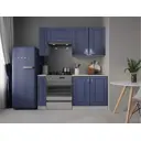 Кухонный гарнитур Слорос Рур 165x214x56.3 см ЛДСП цвет темно-синий