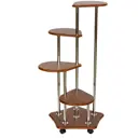 Подставка Калифорния мебель Четверочка орех 65x110x65 см