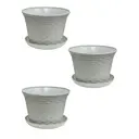 Горшок цветочный N-Kahpo-3/-36111-08 Violet 14.5 см 1.1 л полипропилен серый