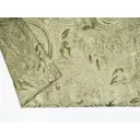 Штора на шторной ленте Лопух 180x250 см цвет зеленый