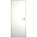 Дверь межкомнатная глухая INVISIBLП_Р 70x200 см эмаль белый с замком